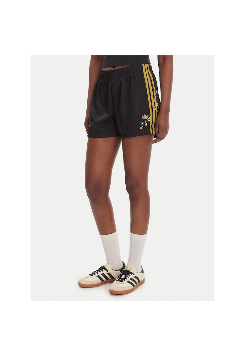 Pantaloni scurti Poliester - Negru/galben