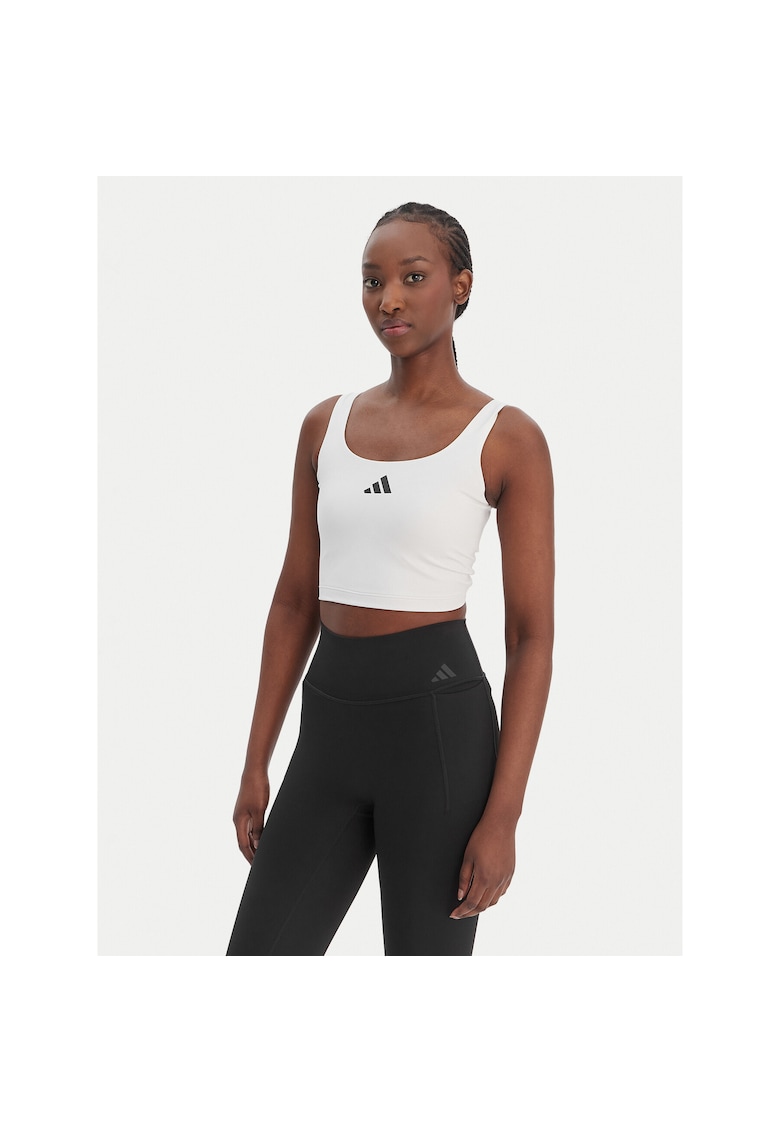 Maiou sport dama - alb - poliester reciclat - Alb