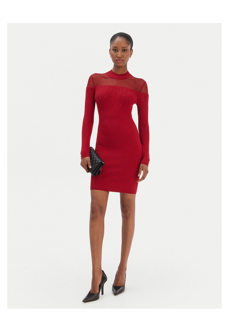 Rochie tricotată roșie - Rosu