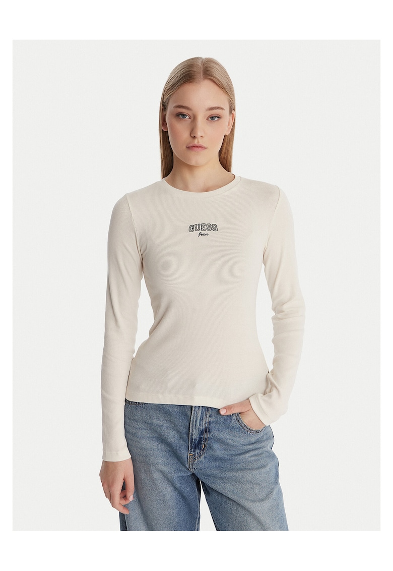 Bluza Femei - Bumbac - Ecru