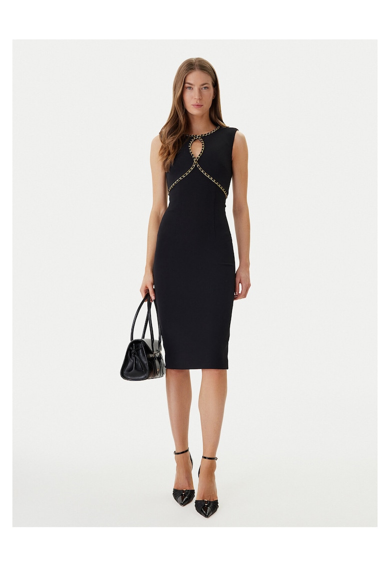 Rochie de cocktail neagra - Negru