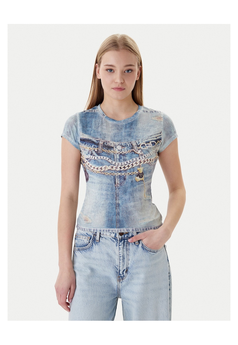 Tricou dama albastru - Albastru