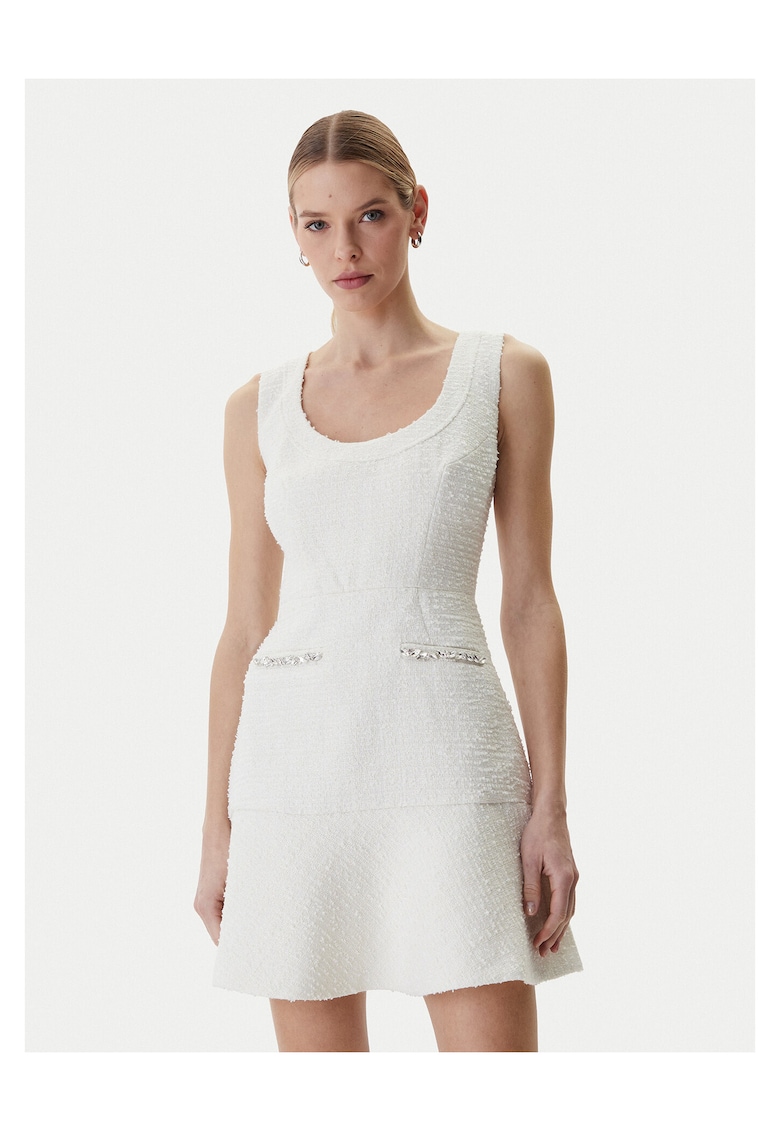 Rochie cocktail - Ecru