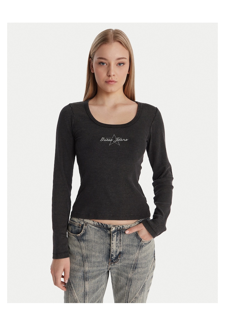 Bluza dama - gri - bumbac - Gri