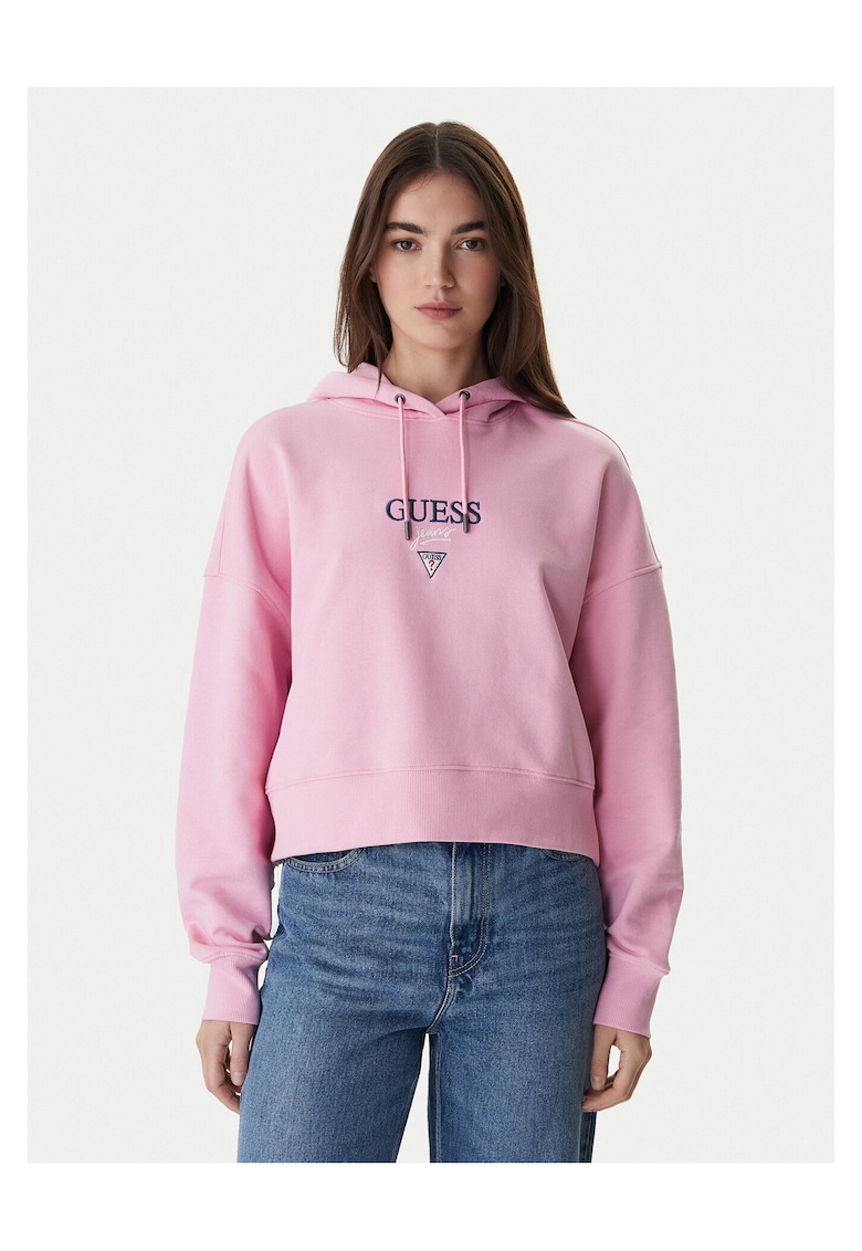 Hanorac dama - bumbac - roz -