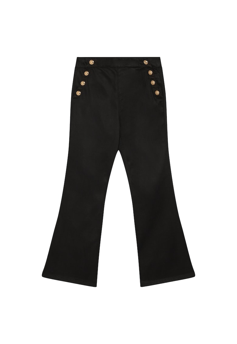 Pantaloni fete - negru - lyocell/bumbac/elastan