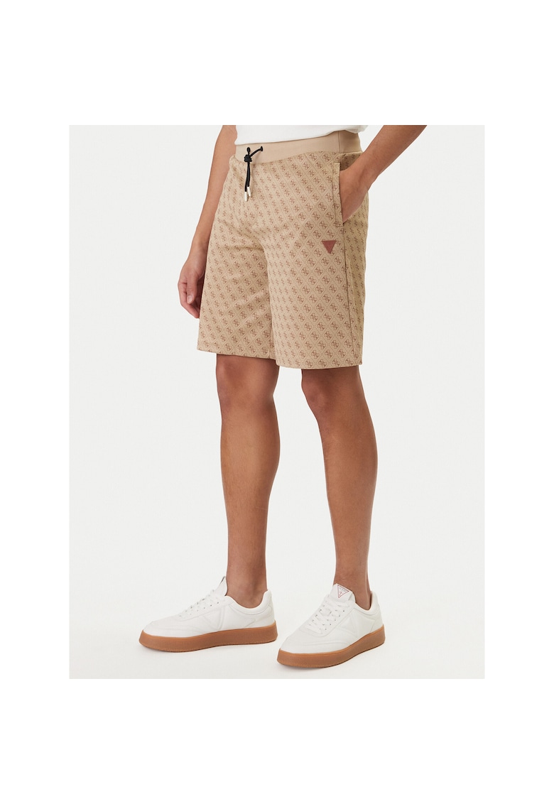 Pantaloni sport barbati - bej - 57% poliester - 43% bumbac