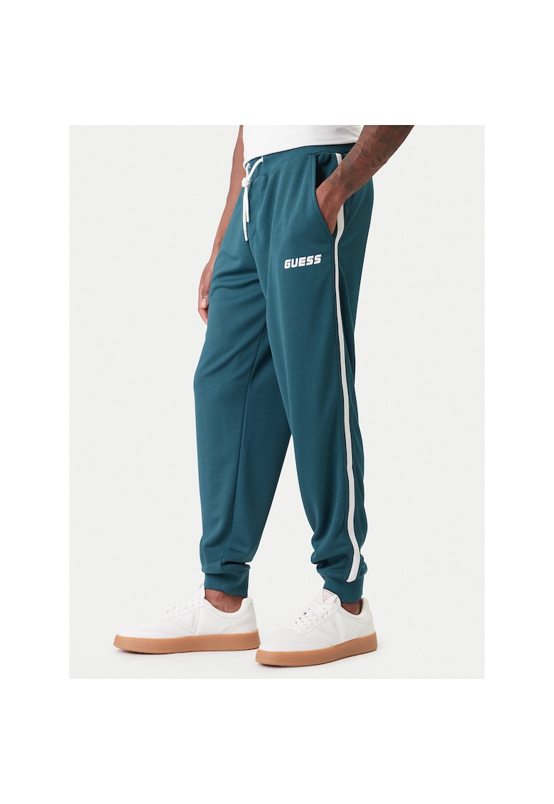 Pantaloni sport barbati - poliester - verde