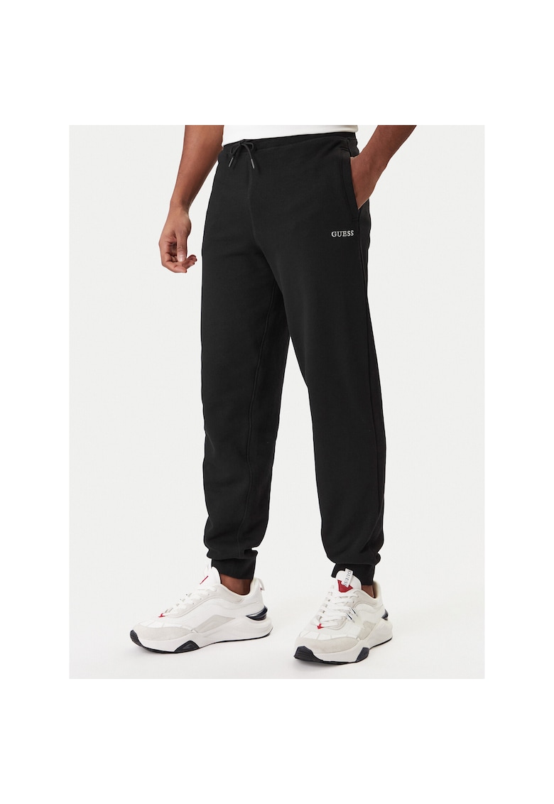 Pantaloni sport barbati - bumbac - negru -