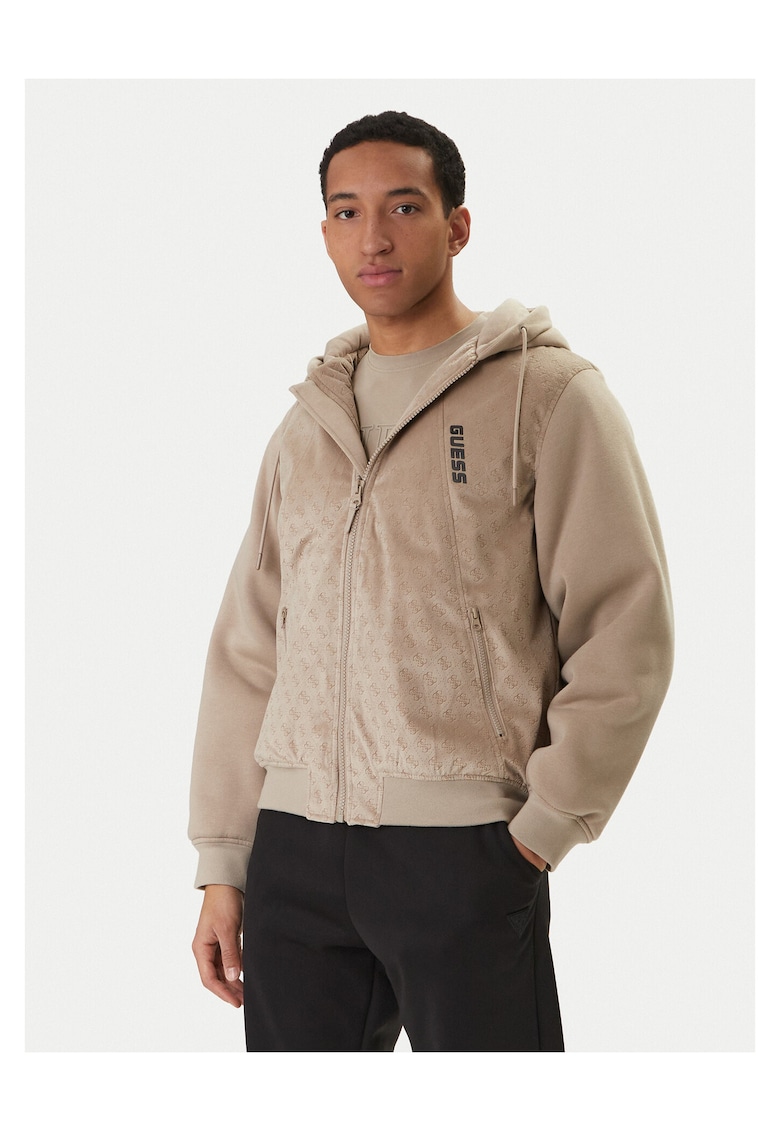 Geaca de tranzitie barbati bej - Bej