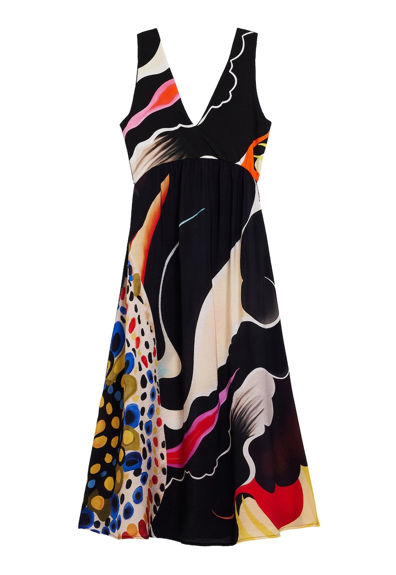 Rochie de vara - negru - 66% viscoza - 22% bumbac