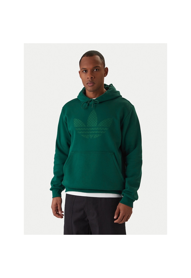 Hanorac sport barbati - 70% bumbac - 30% poliester reciclat - verde