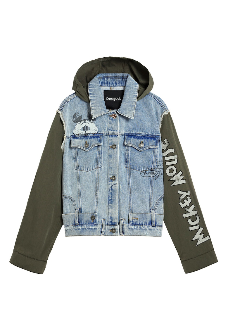 Geaca de blugi Femei - Bumbac - Albastru - Verde - Albastru