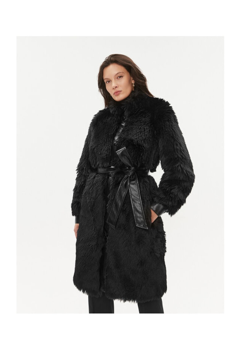Costum dama - blana - negru - poliester - Negru