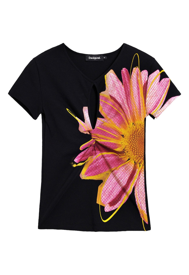 Tricou dama - bumbac - negru -