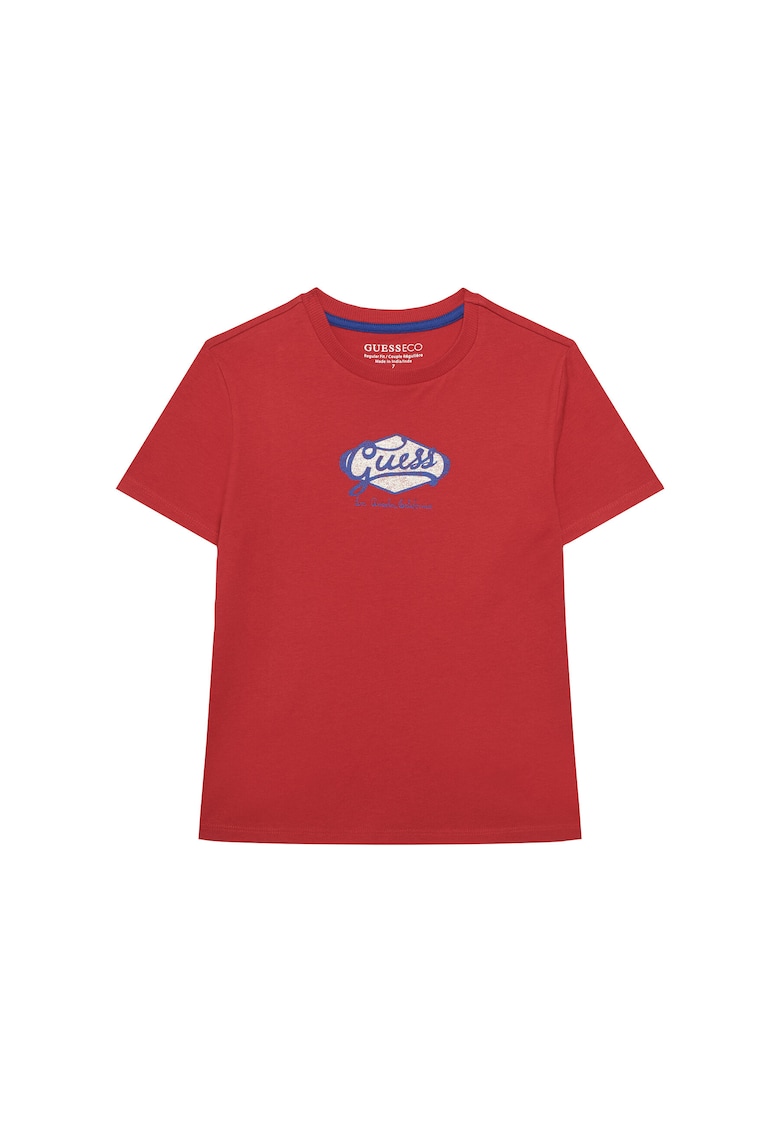 Tricou pentru copii din bumbac roșu - Multicolor