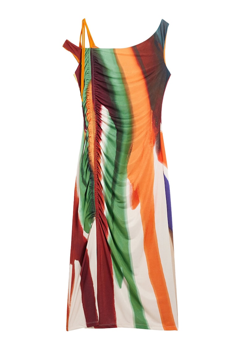 Rochie de vara - multicolor - poliester - Multicolor