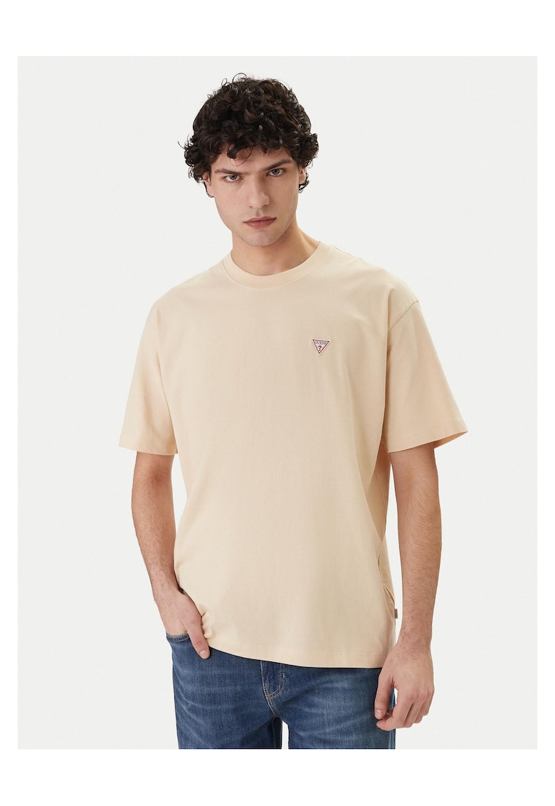 Tricou barbati - bumbac 100% - bej