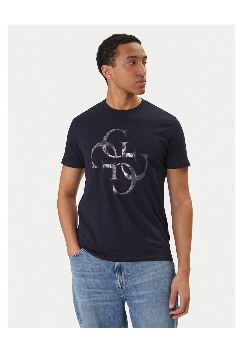 Tricou Barbati - bleumarin - din bumbac 100%