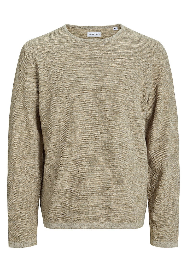 Pulover barbati - 50% bumbac organic - 35% bumbac reciclat - bej - bumbac