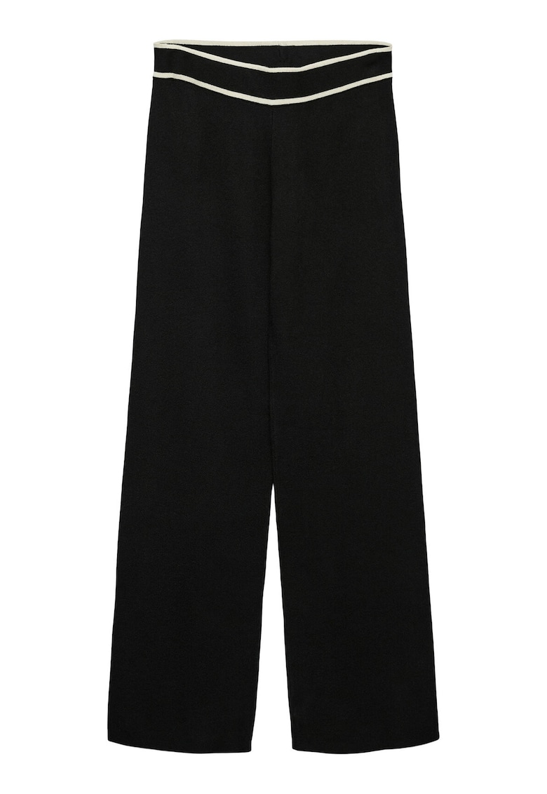 Pantaloni dama - negru - viscoza si poliester