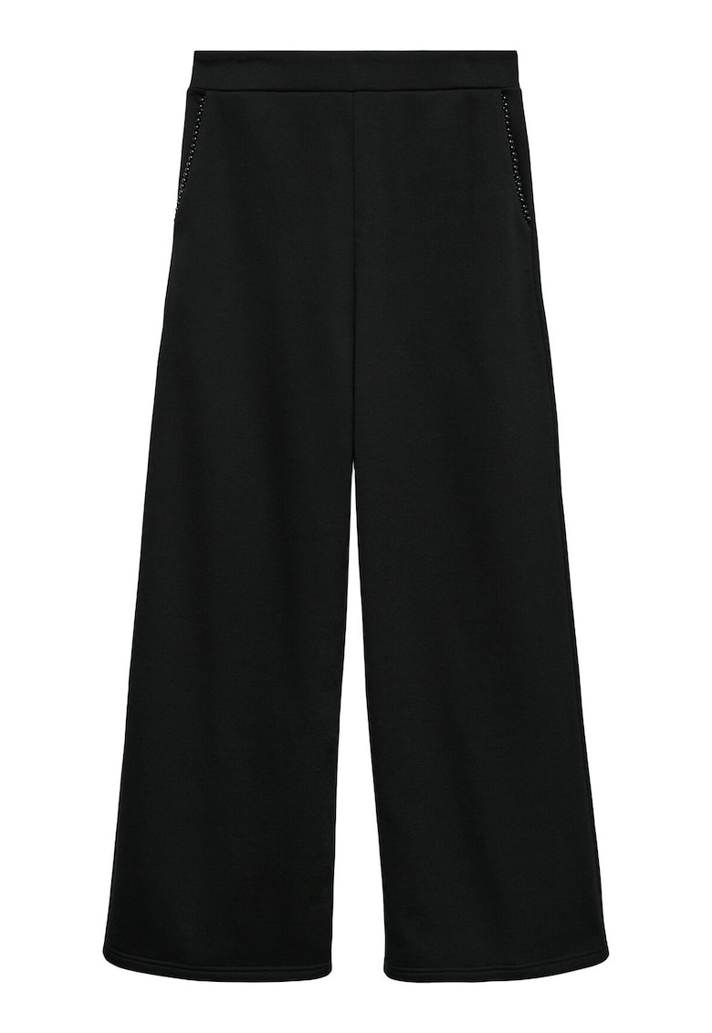 Pantaloni dama - poliester reciclat - negru