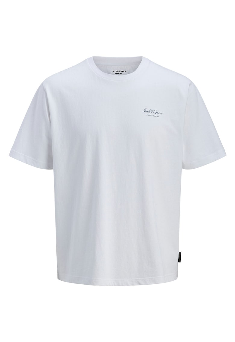 Tricou Barbati - Bumbac organic - Alb Clasic -