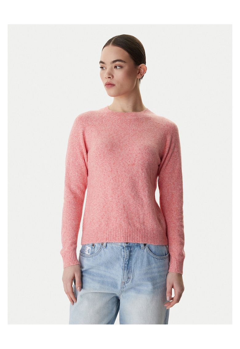 Pulover dama - coral - poliester/elastan/nailon