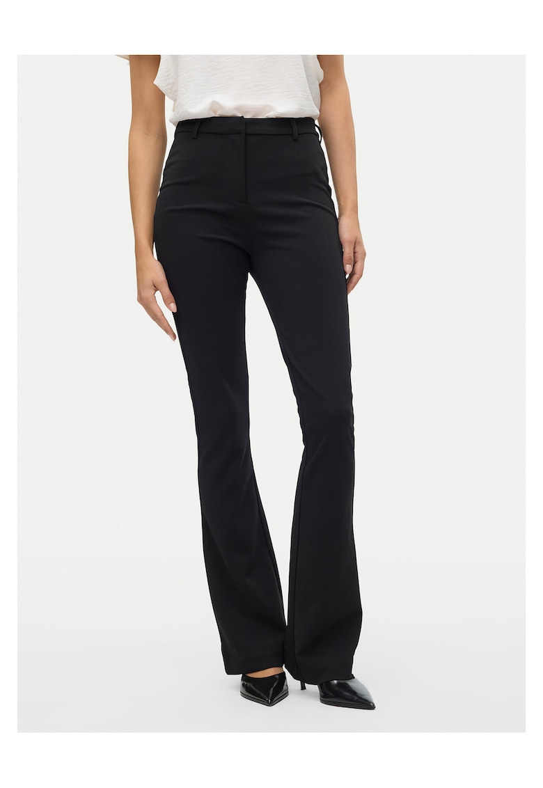 Pantaloni dama poliester reciclat - negru