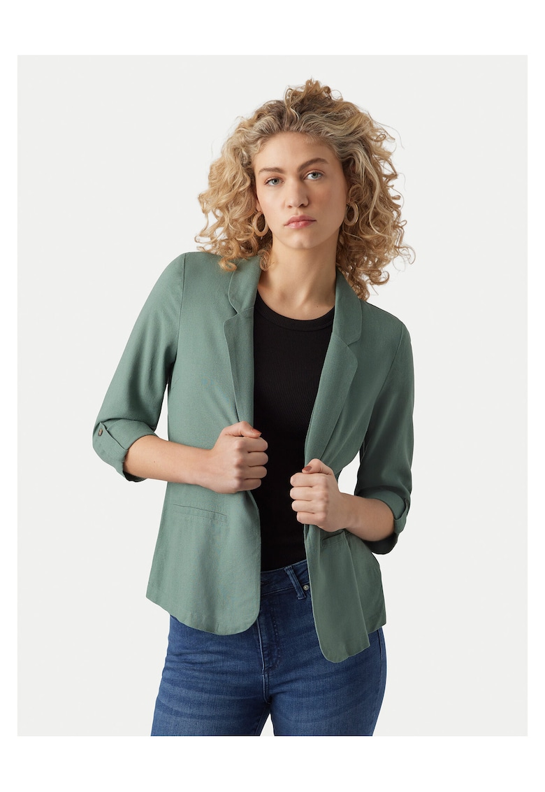 Sacou dama - verde - 55% viscoza - 45% in