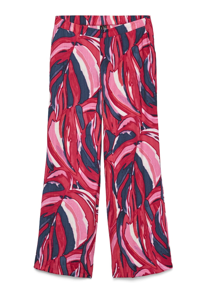 Pantaloni dama - roz - viscoza