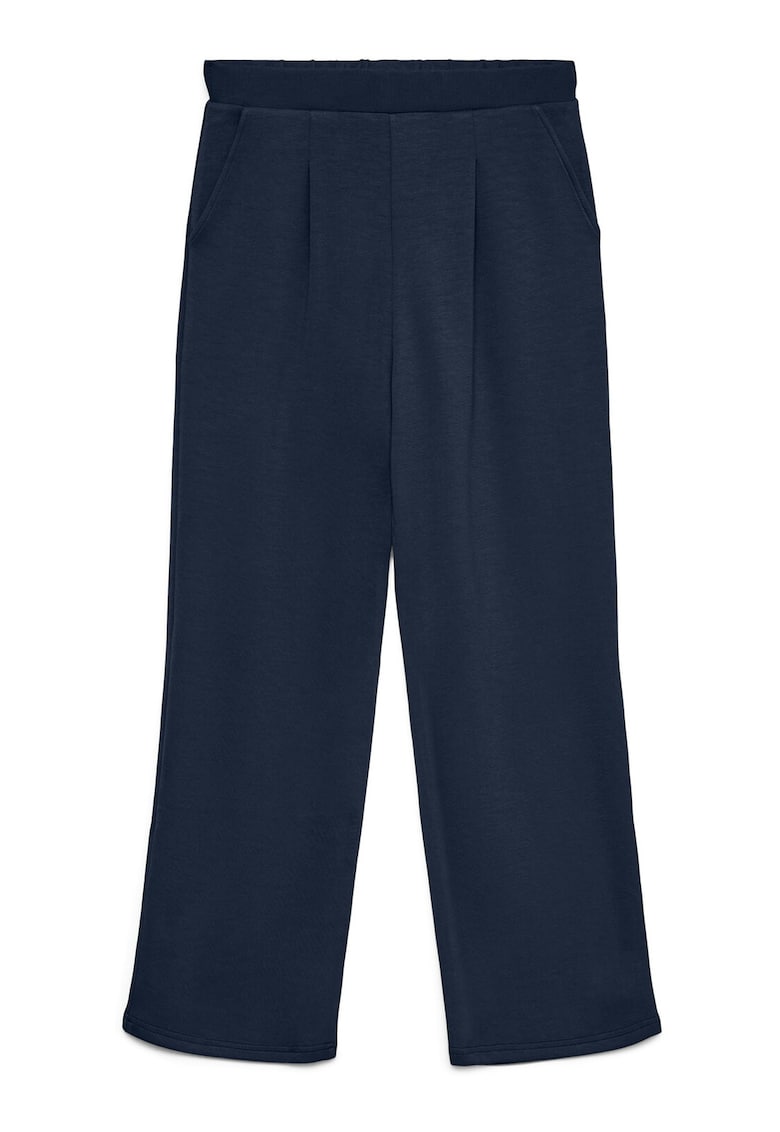 Pantaloni dama - bleumarin - 50% viscoza - 45% poliester