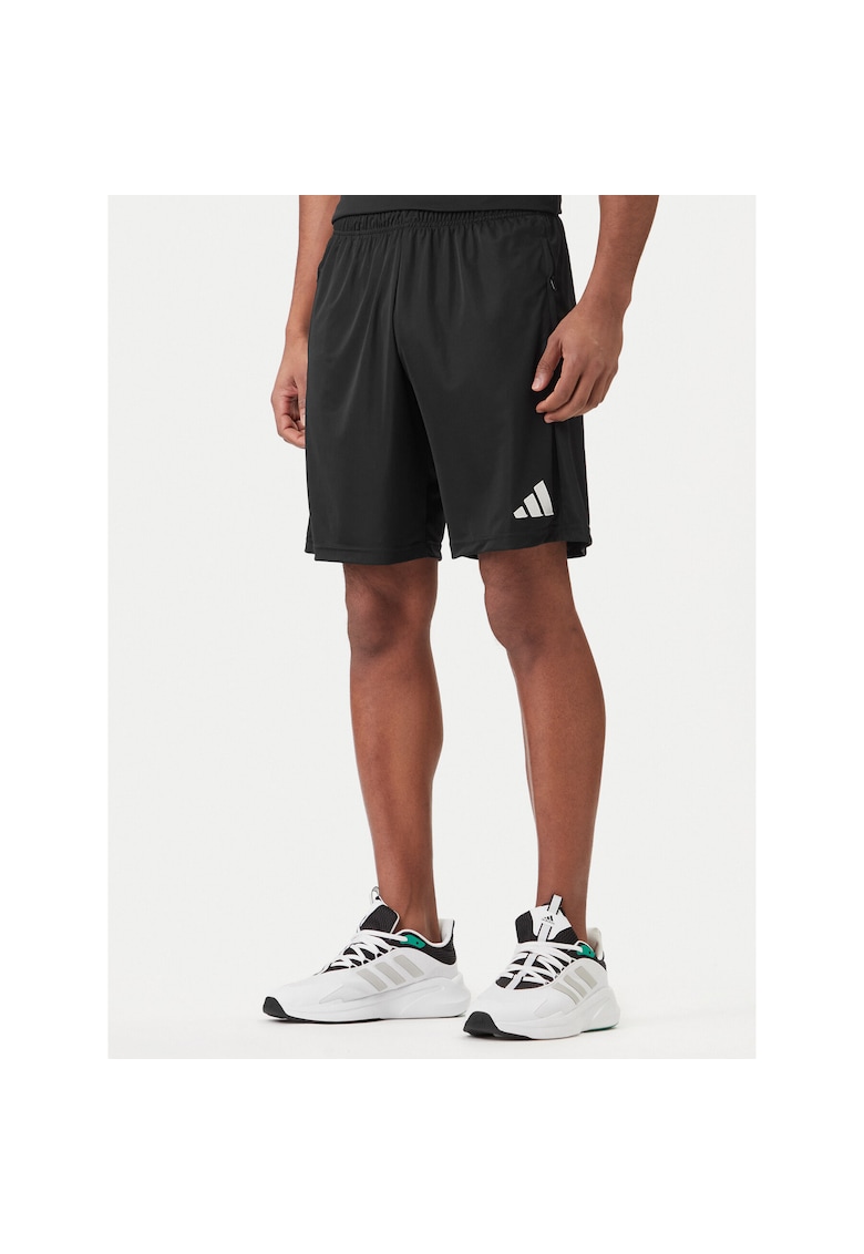 Pantaloni scurti sport barbati - poliester reciclat - negru
