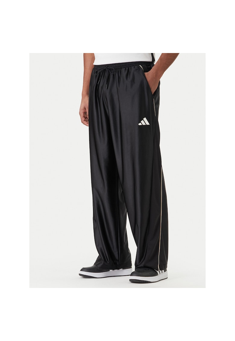 Pantaloni sport barbati - poliester reciclat - negru -