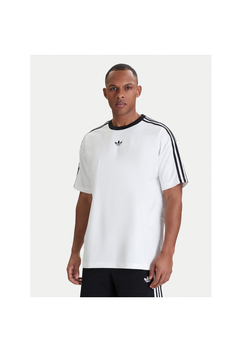 Tricou sport barbati - lejer - alb - poliester reciclat
