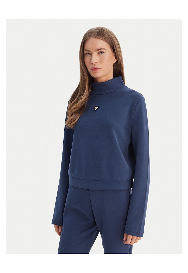 Hanorac dama - bleumarin - poliester-modal-elastan -
