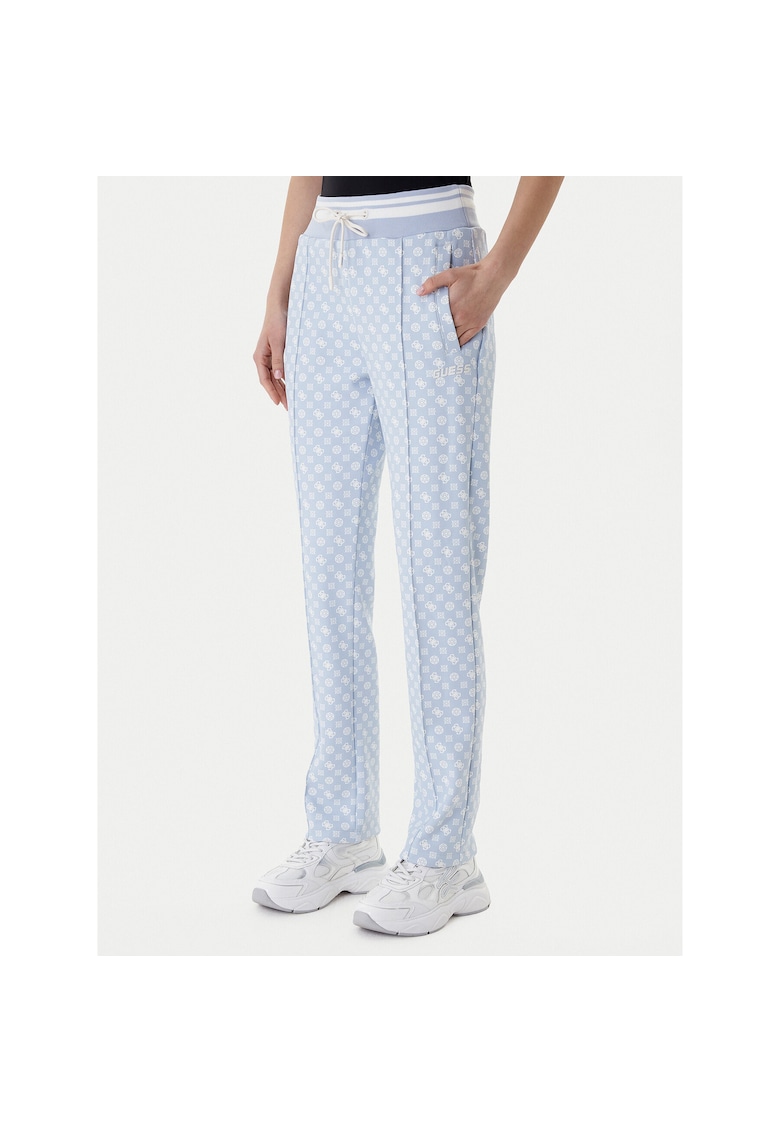 Pantaloni sport dama - poliester - albastru - Albastru