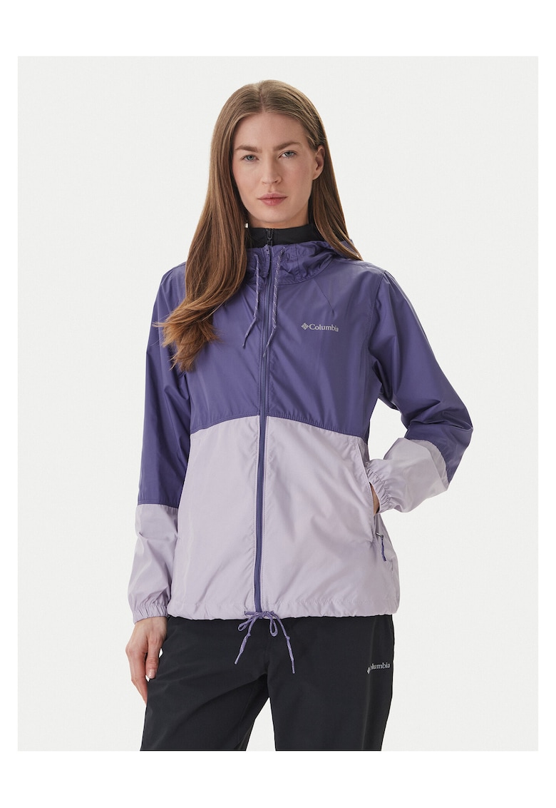 Jacheta poliester - fermoar - violet - Violet