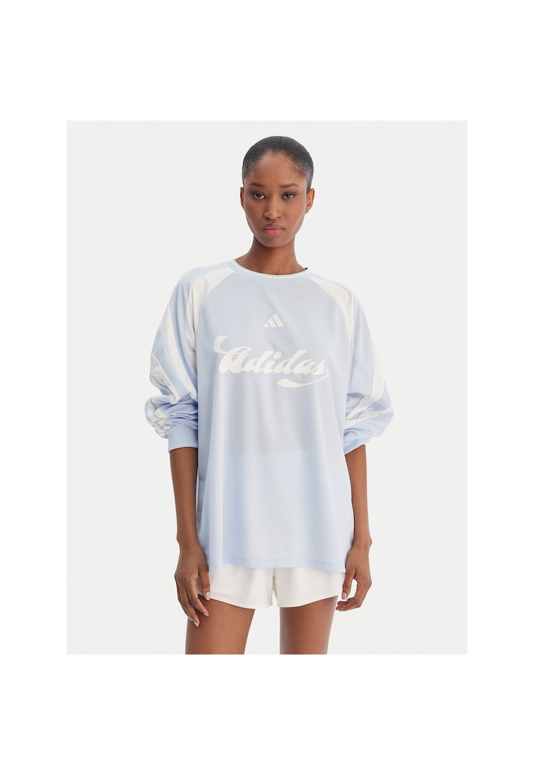 Bluza sport dama - lejer - albastru deschis - poliester reciclat -