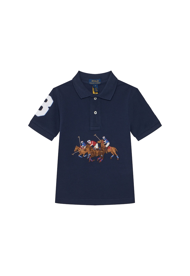 Tricou polo bumbac - bleumarin - Bleumarin