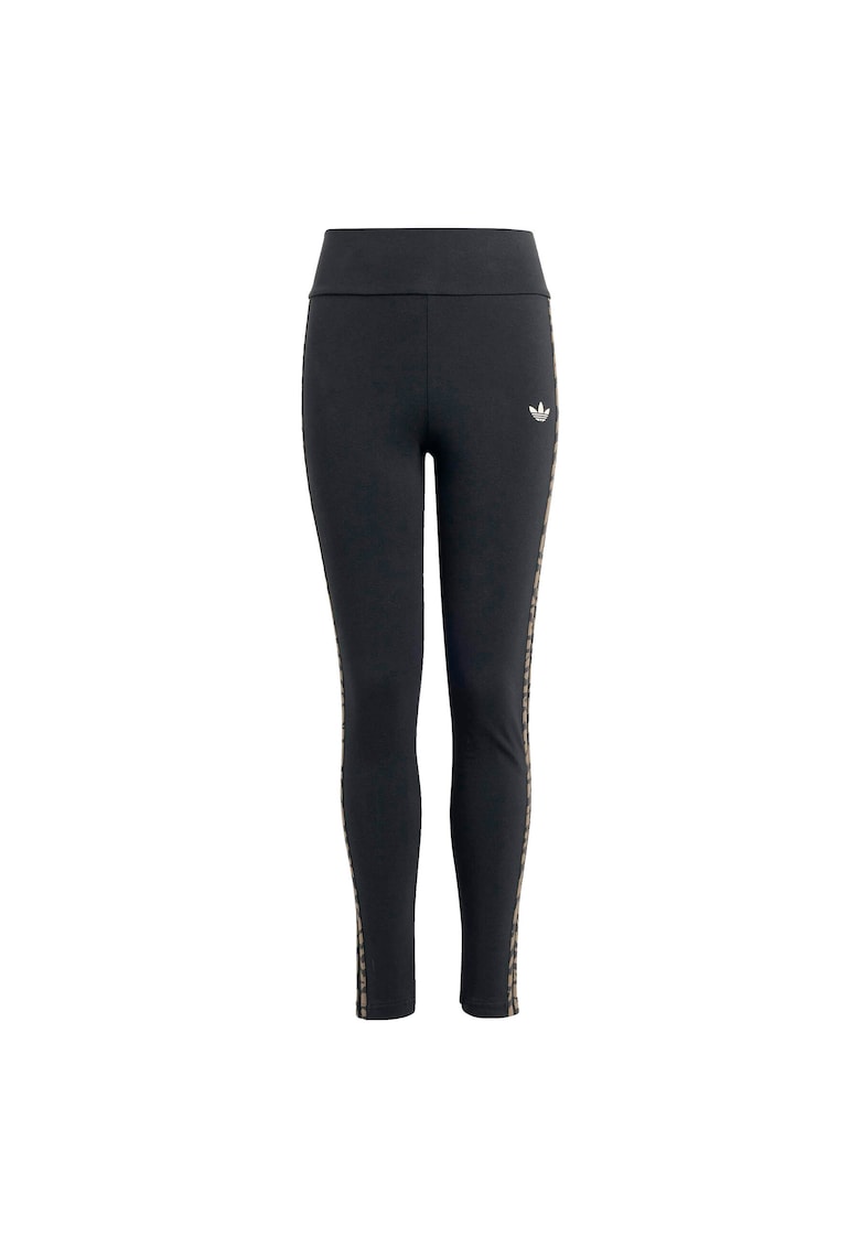 Colanti fete - slim fit - negru - bumbac