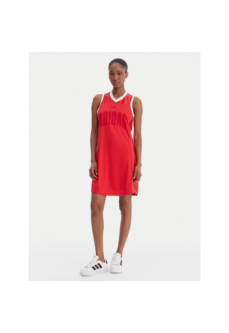 Rochie casual Femei - Poliester reciclat - Rosu - Rosu