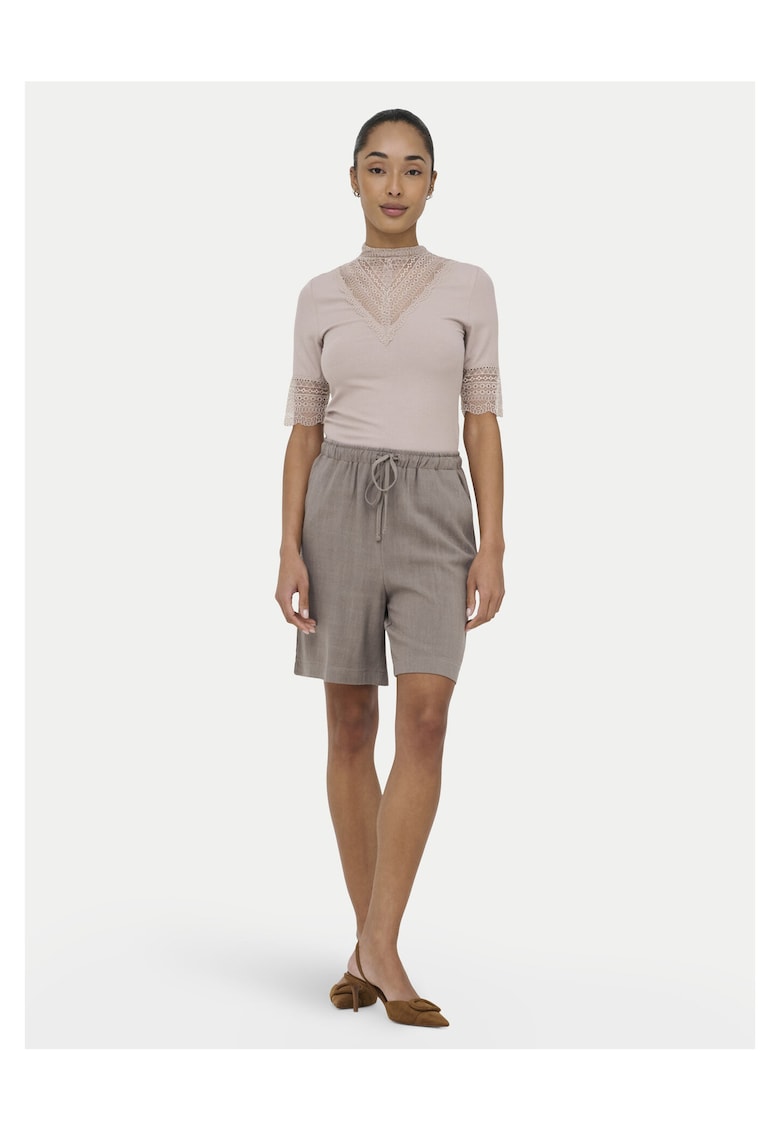 Bluza dama - slim fit - bej - viscoza - Bej