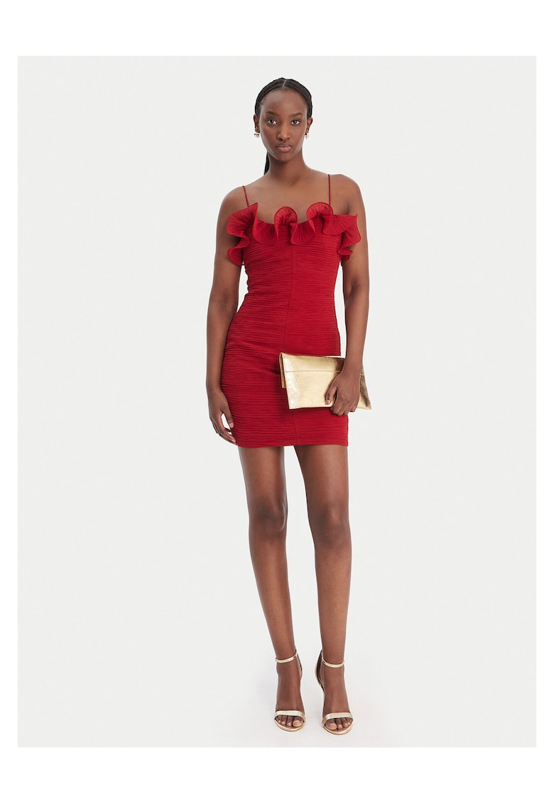 Rochie de cocktail - rosie - poliester