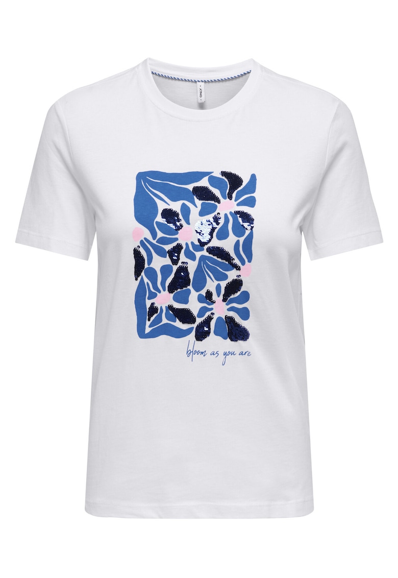 Tricou dama - din bumbac organic - alb