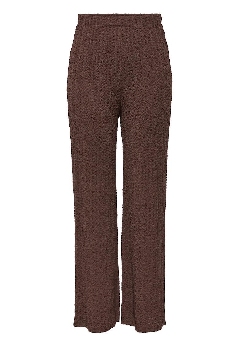 Pantaloni dama - bumbac - maro