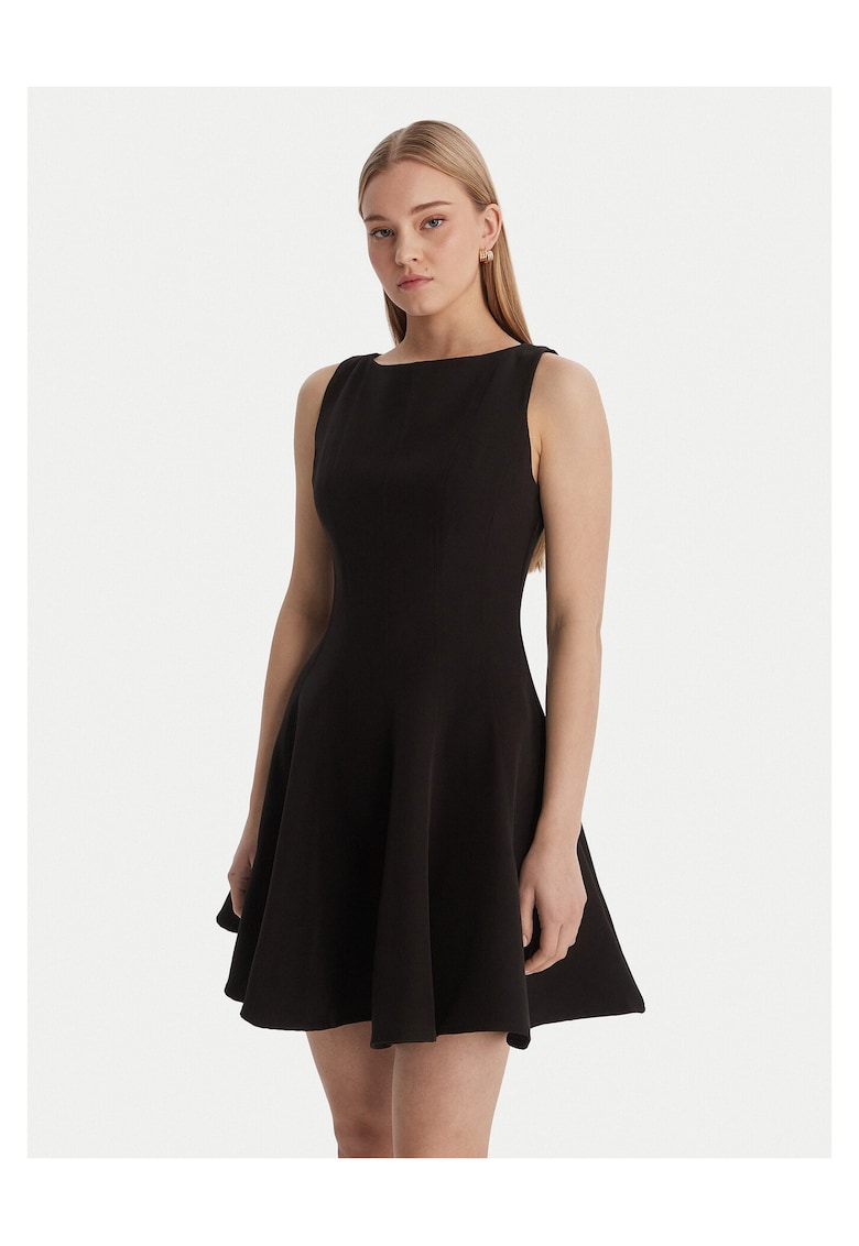 Rochie cocktail - poliester - negru - Negru