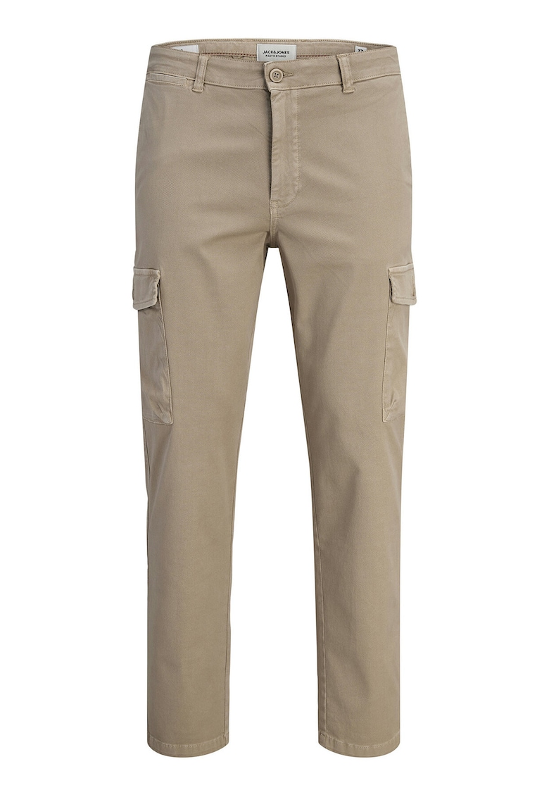 Pantaloni barbati - fermoar - 654897 - Bej
