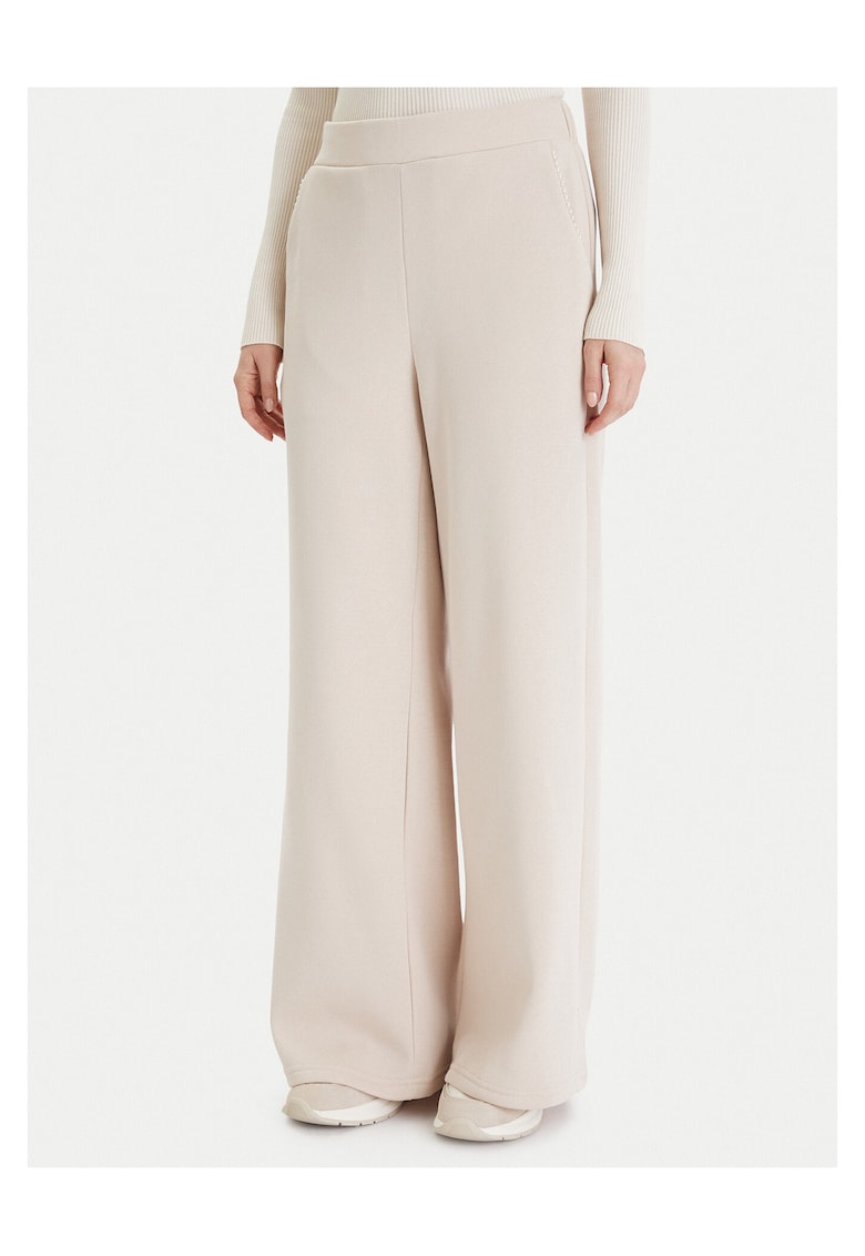 Pantaloni dama poliester reciclat - bej