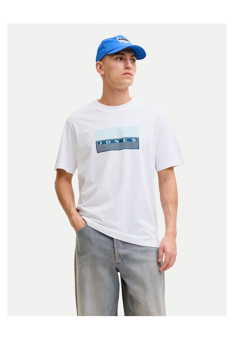 Tricou barbati - din bumbac - alb
